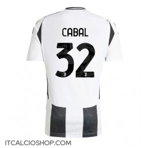 Juventus Juan Cabal #32 Prima Maglia 2024-25 Manica Corta